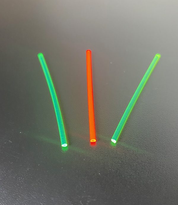 2mm Super Bright Green and Red Fibre Optic Sights Set