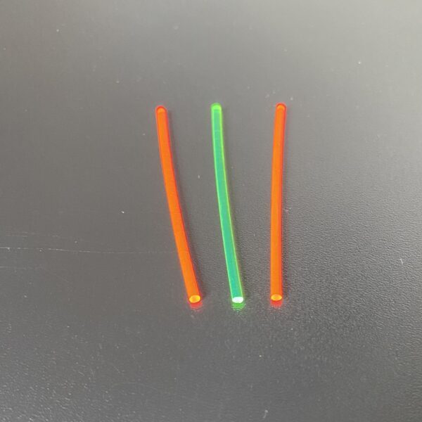 2mm Super Bright Red and Green Fibre Optic Sights Set