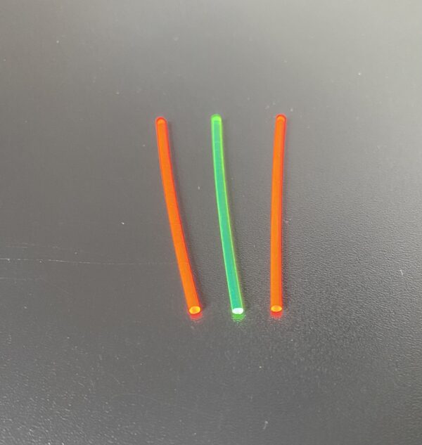 2mm Super Bright Red and Green Fibre Optic Sights Set