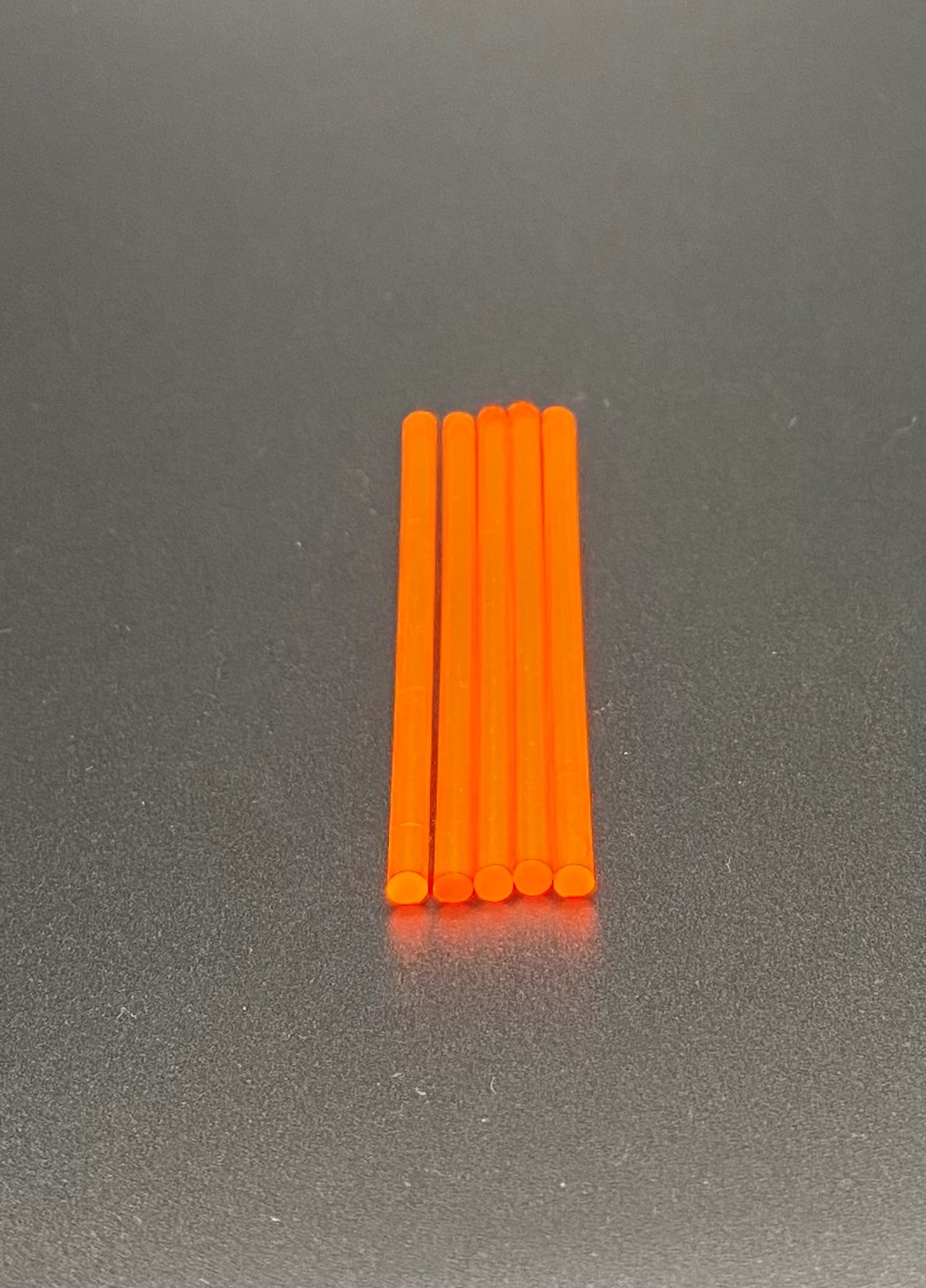 5 x FastHit 3mm Red Super Bright Fibre Optic Rod 70mm