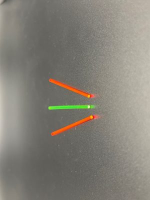 FastHit Red and Green 1.5mm Super Bright Fibre Optic Rod