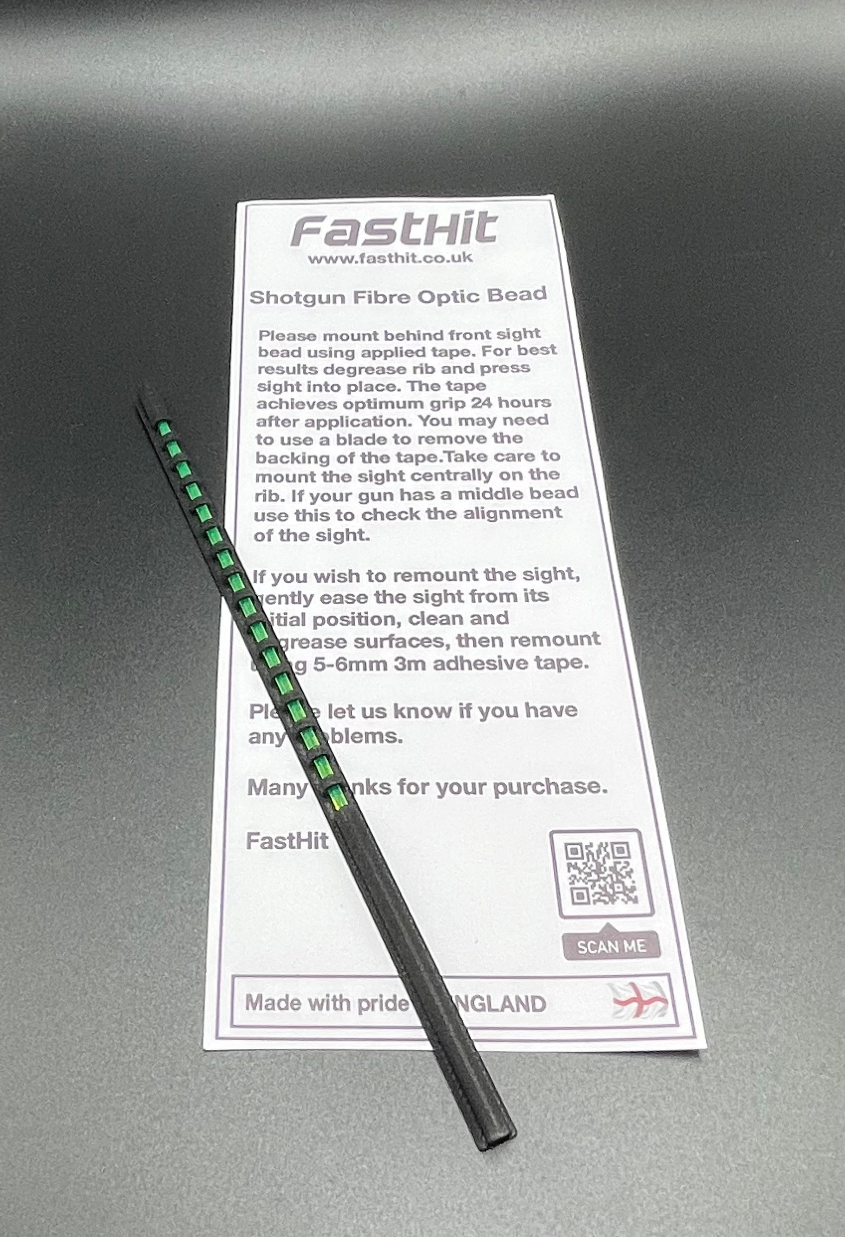 FastHit 2mm 'XL' Bright Green Fibre Optic Sight