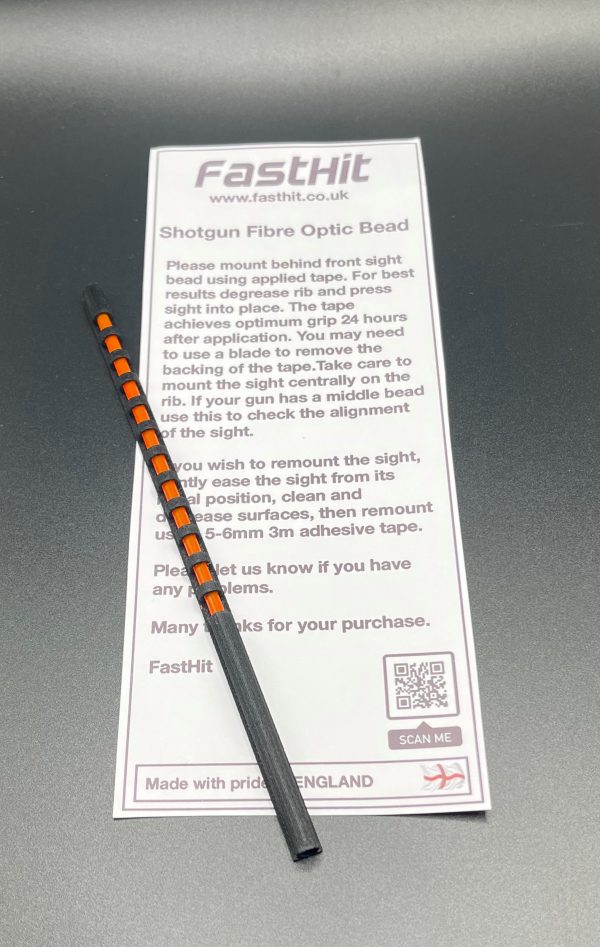 3xlred6 FastHit 3mm 'XL' Bright Red Fibre Optic Sight