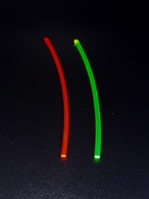 FastHit 3mm Red And Green Super Bright Fibre Optic Rod 200mm