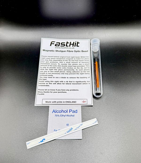 FastHit 'Speed' (magnetic version) 3mm Bright Red Dot Fibre Optic Sight