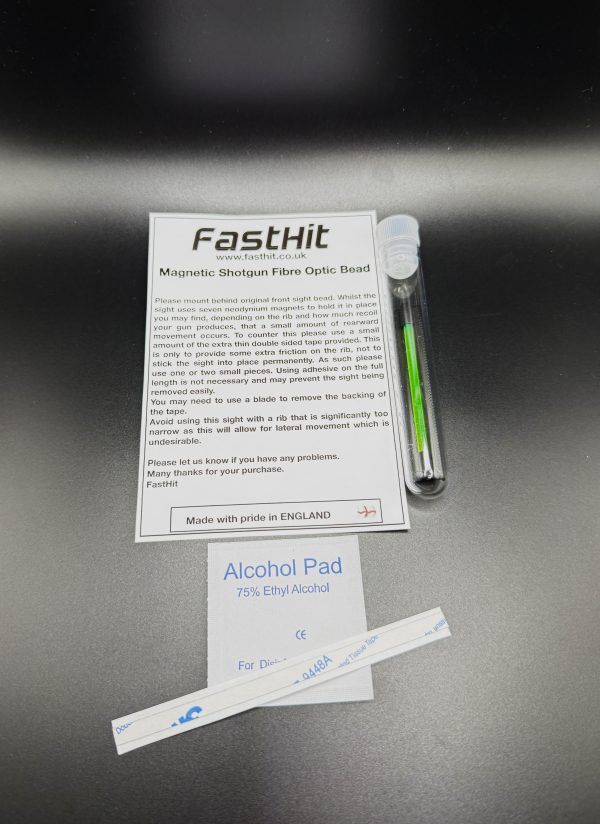 FastHit 'Speed' (magnetic version) 3mm Bright Green Dot Fibre Optic Sight